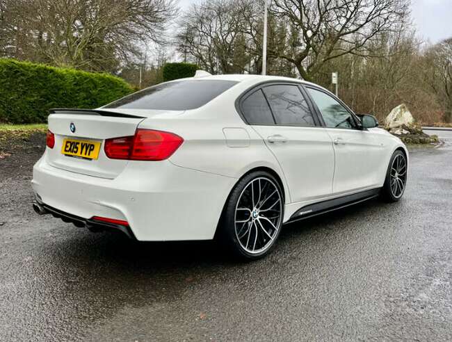 2015 BMW 320D Msport White Saloon Manual 1 years MOT