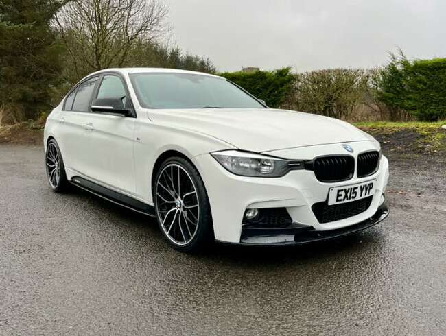 2015 BMW 320D Msport White Saloon Manual 1 years MOT