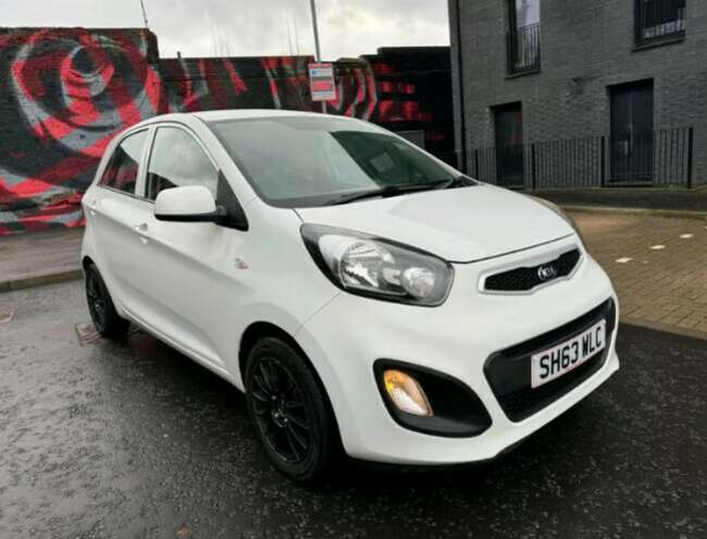 2013 Kia Picanto 1 White, 1.0 Petrol Manual *Low Mileage : 69,400 miles*