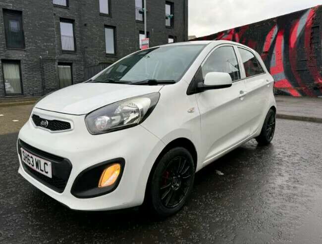 2013 Kia Picanto 1 White, 1.0 Petrol Manual *Low Mileage : 69,400 miles*