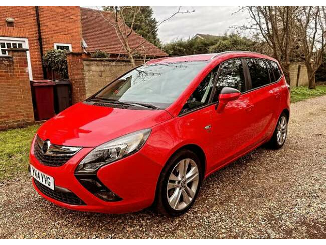 2014 Vauxhall Zafira Tourer SRi 2.0 CDTi, Red, 7 Seater, 1 Owner