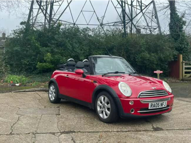 2005 BMW Mini Cooper 1.6 Petrol Convertible ULEZ, Manual, 1598 (cc), 2 doors, Red