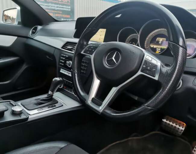 2012 Mercedes-Benz C250, Coupe, Auto, AMG Line, Pan Roof