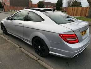 2012 Mercedes-Benz C250, Coupe, Auto, AMG Line, Pan Roof