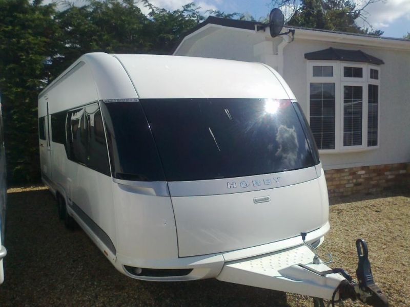 2012 Hobby caravan 650 premium ( ) island bed image 1