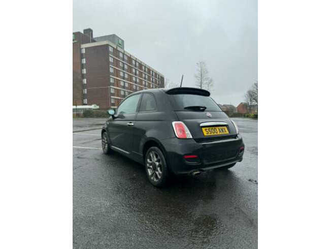 2014 64 Reg Fiat 500 S 1.2, Petrol, Manual, Black