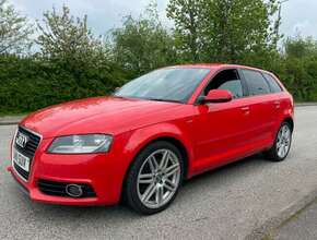 2011 Audi A3 2.0 TDI S-Line 170 Sportback 5dr Hatchback Red