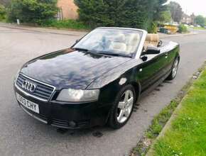 2003 Audi A4 Convertible 2.4 Petrol Ulez Compliant Automatic