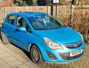 2012 Vauxhall Corsa 1.2L Petrol Manual Ulez Free 5 Doors