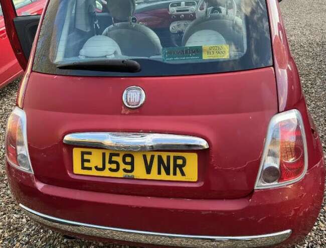 2010 Fiat, 500, Hatchback, Manual, 1242 (cc), 3 doors