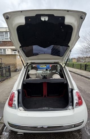 2014 Fiat 500 1.2 Lounge 3dr [Start Stop] - Manual - Petrol - White. 