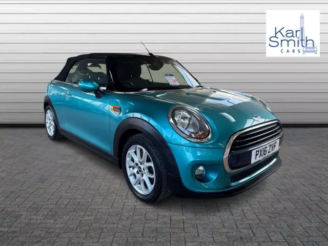 2016 MINI Convertible Turquoise