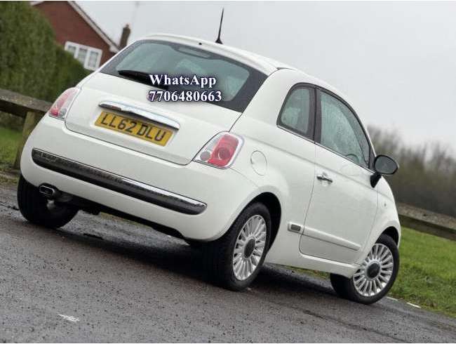 2012 Fiat 500 White