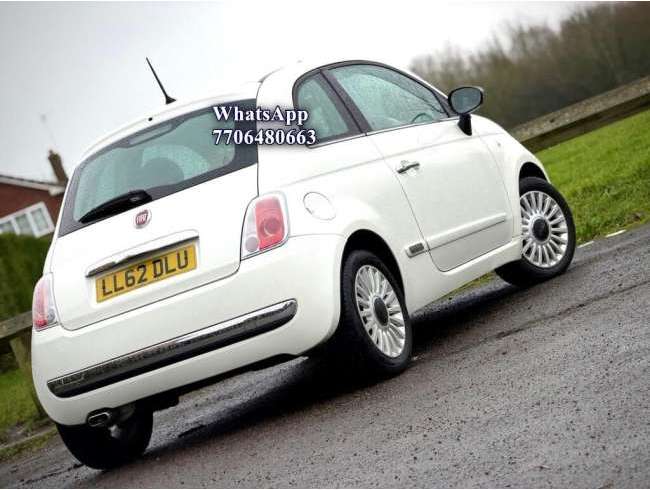 2012 Fiat 500 White
