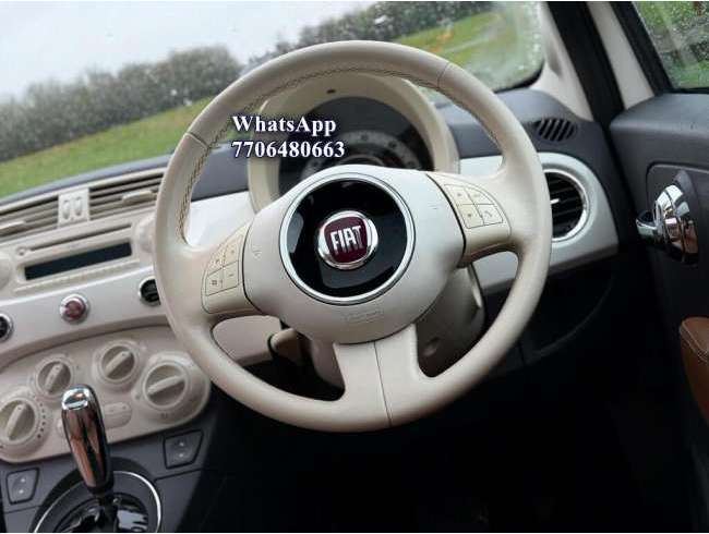 2012 Fiat 500 White