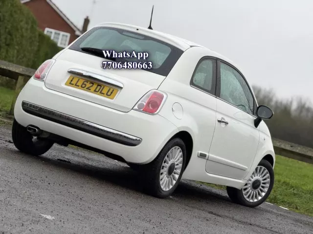 2012 Fiat 500 White