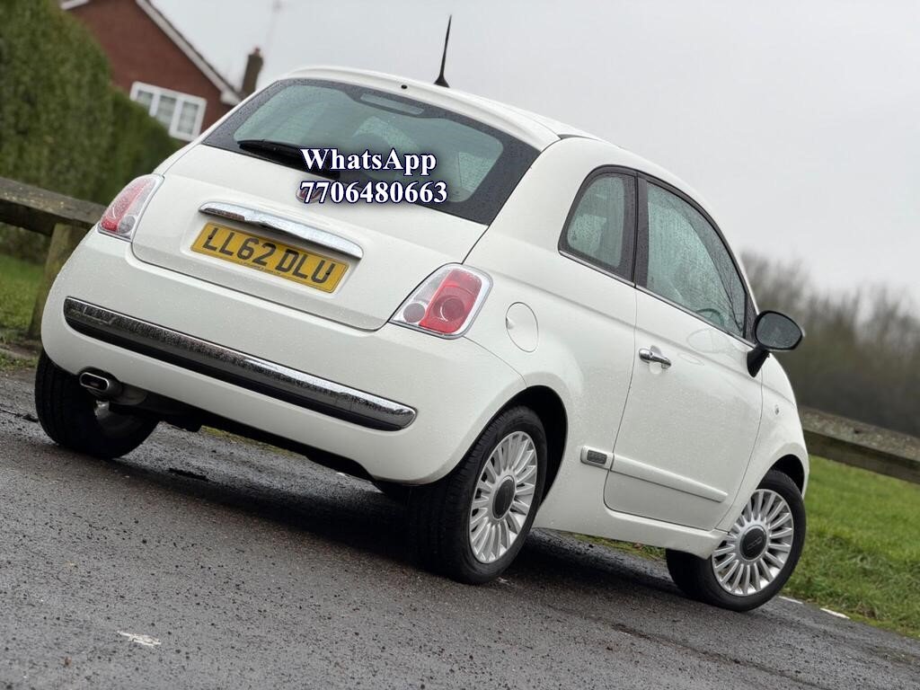 2012 Fiat 500 White