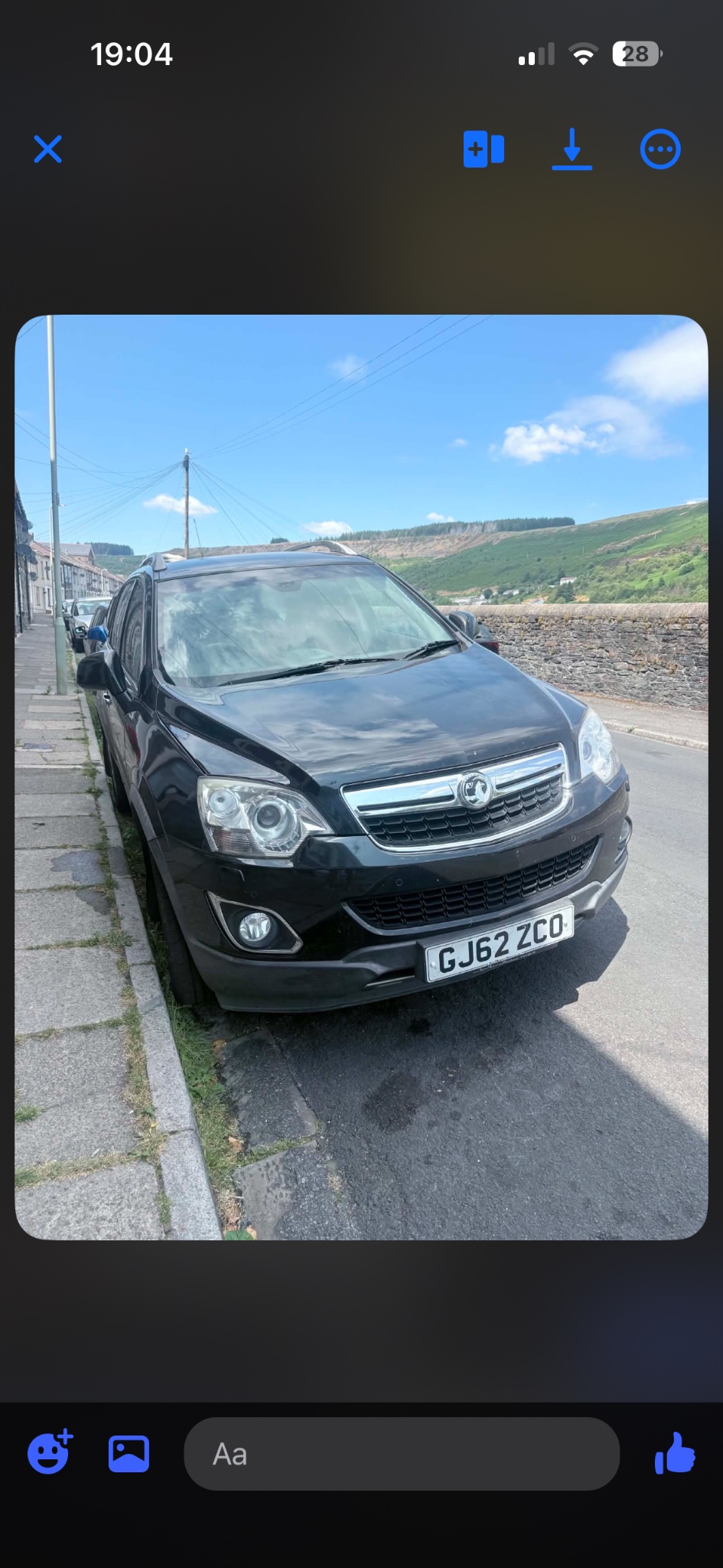 2012 Vauxhall Antara Black