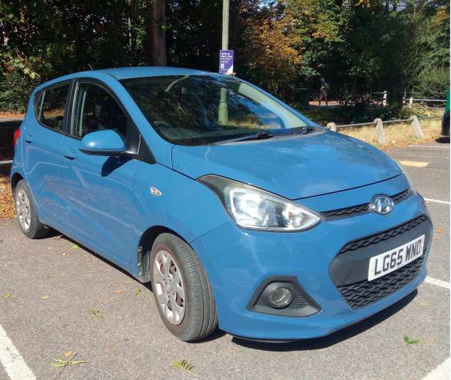 2015 Hyundai i10 Blue