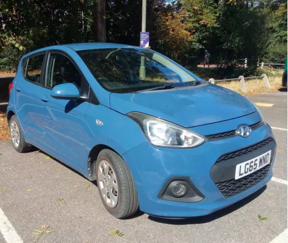 2015 Hyundai i10 Blue