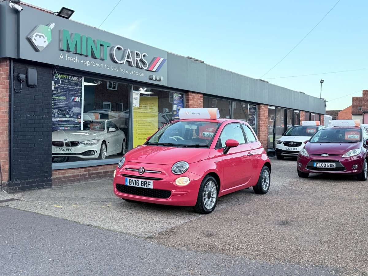2016 Fiat 500 1.2 ECO Pop Star Hatchback 3dr Petrol Manual Euro 6 (s/s) (69 bhp)