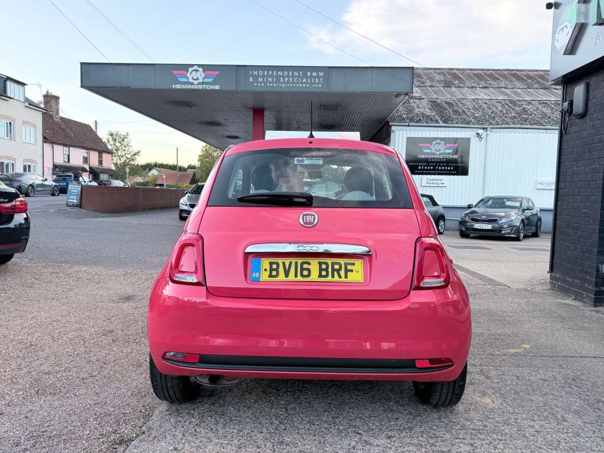 2016 Fiat 500 1.2 ECO Pop Star Hatchback 3dr Petrol Manual Euro 6 (s/s) (69 bhp)