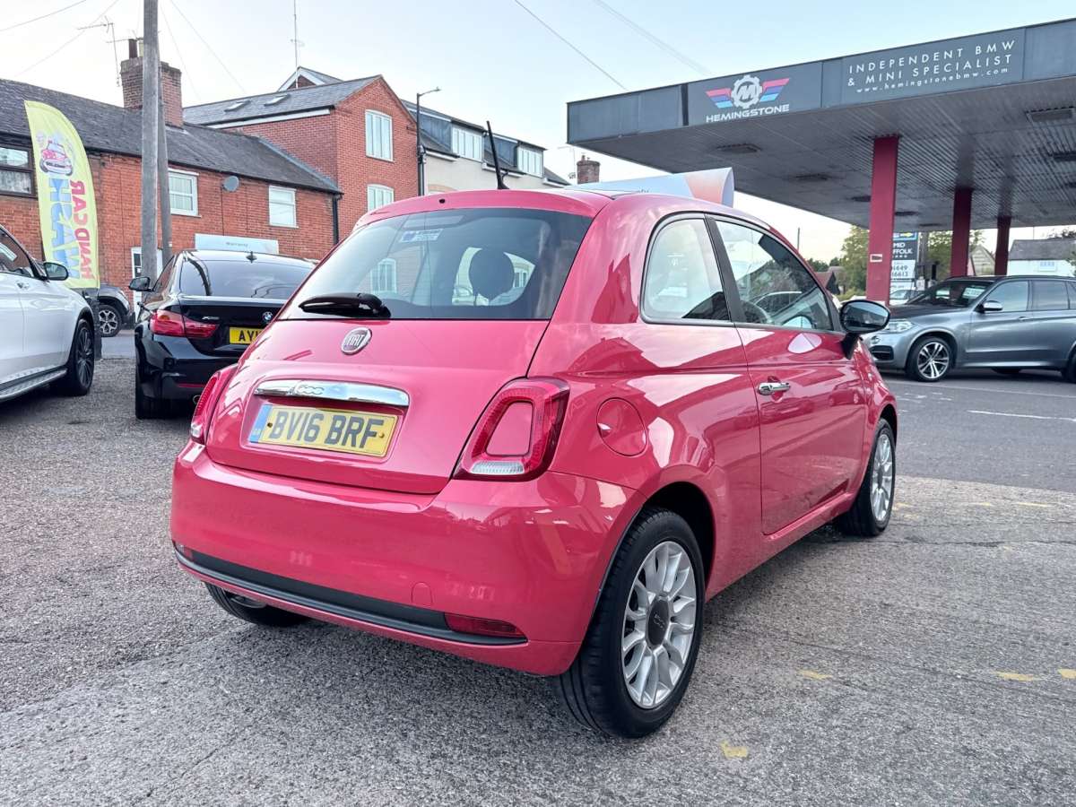 2016 Fiat 500 1.2 ECO Pop Star Hatchback 3dr Petrol Manual Euro 6 (s/s) (69 bhp)