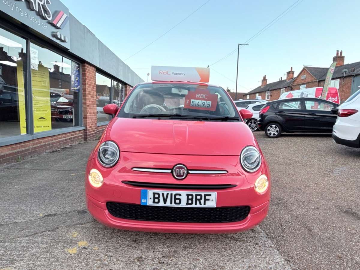 2016 Fiat 500 1.2 ECO Pop Star Hatchback 3dr Petrol Manual Euro 6 (s/s) (69 bhp)