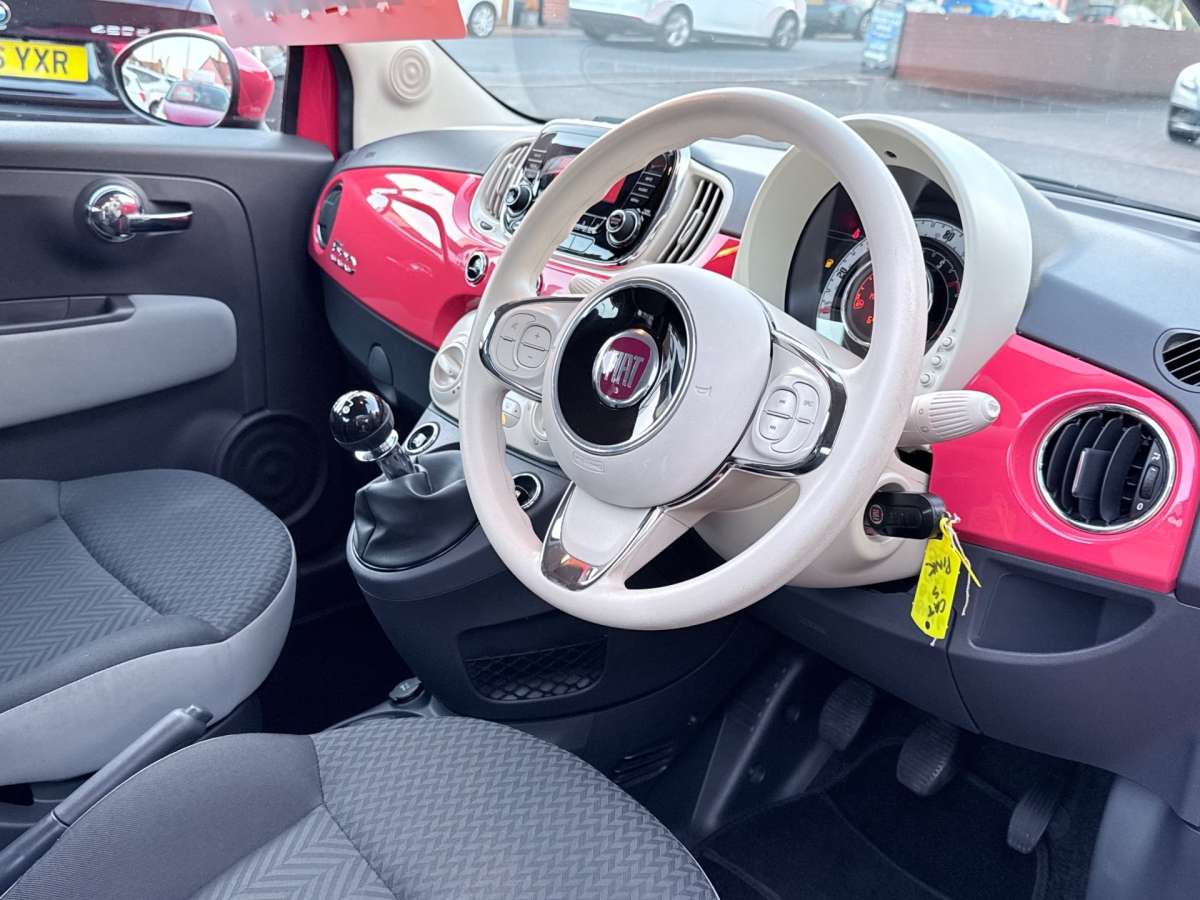 2016 Fiat 500 1.2 ECO Pop Star Hatchback 3dr Petrol Manual Euro 6 (s/s) (69 bhp)