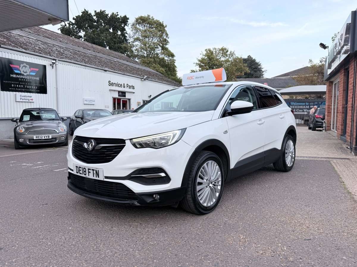 2018 Vauxhall Grandland X 1.2 Turbo Sport Nav SUV 5dr Petrol Auto Euro 6 (s/s) (130 ps)