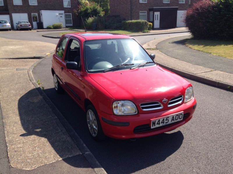 2000 Nissan Micra 1.0L. MOT December 2015 image 1