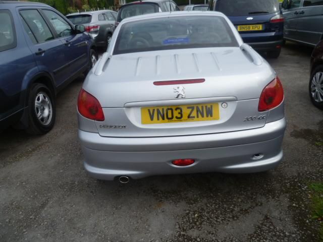 2003 Peugeot 206 CC 2.0 SE 2dr image 4