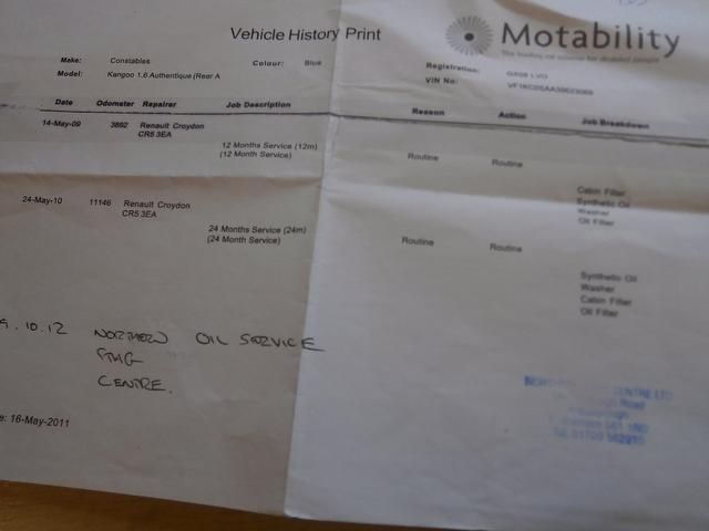 2008 Renault Kangoo 1.6 16v Authentique 5dr image 10