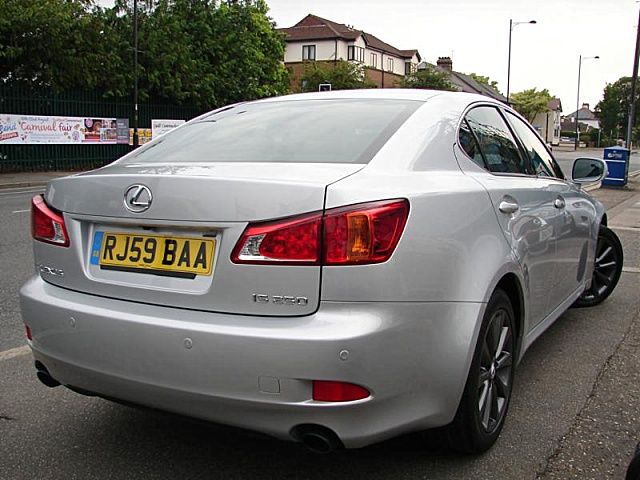 2009 Lexus IS 250 2.5 SE-I 4dr Full Map image 4