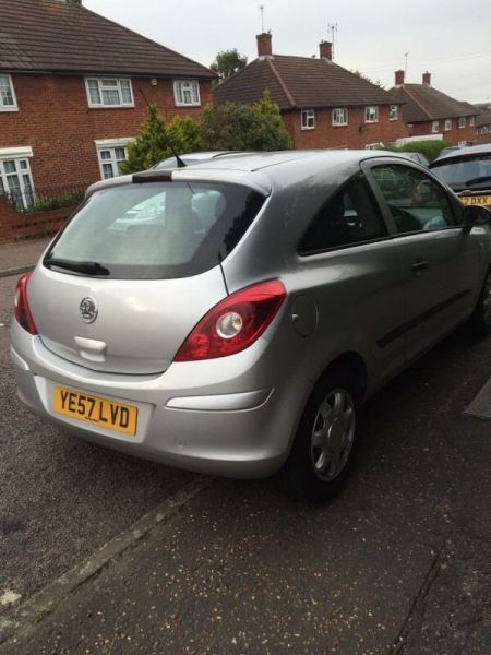 2007 Vauxhall corsa 1.0 I 12v life 3dr silver image 1