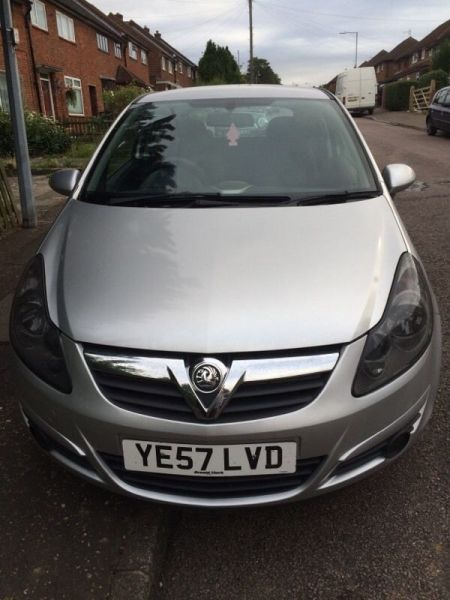 2007 Vauxhall corsa 1.0 I 12v life 3dr silver image 2