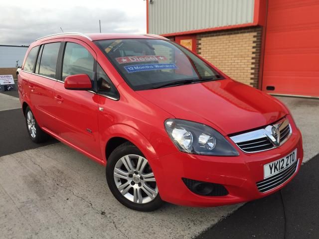2012 VAUXHALL ZAFIRA 1.7 DESIGN CDTI image 2
