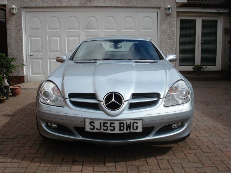 2005 Mercedes Benz SLK 200. Tellur Silver Metallic image 1