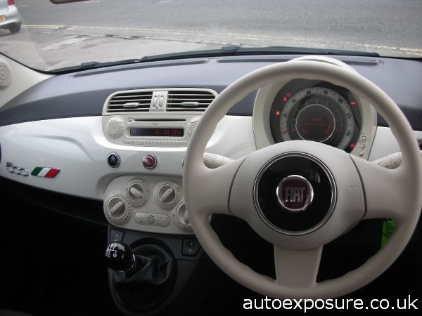 2013 Fiat 500 1.2 Pop WHITE image 4