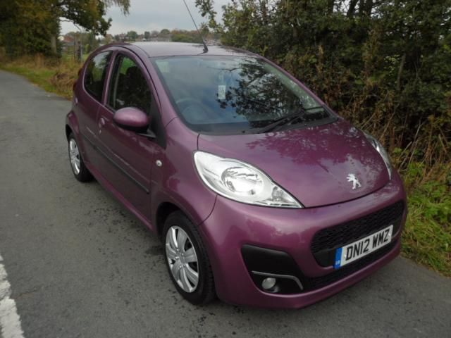 2012 PEUGEOT 107 1.0 ACTIVE 5d image 1